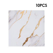 10Pcs Self-Adhesive Marble Pattern Wall Tile Stickers
