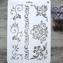 DIY-Blumenschablone zum Malen, Scrapbooking, Prägen, Dekorieren von Papierkarten und Albumvorlagen