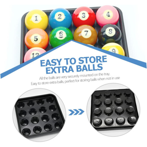 Billiard Tray Mini Pool Table Snooker Pool Carry Tray Storage 2