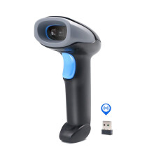 Wireless Barcode Scanner, Professional Handheld QR Code Reader with Long Standby Time for Supermarket Library Logistics Warehouse