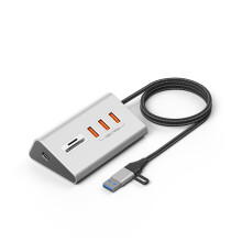 Aluminum USB C Hubs 10Gbps Fast Speed Data Transfer-HU506