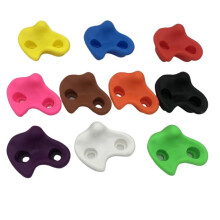 Climbing Grips 10 Pieces Colourful Climbing Holds Indoor Outdoor Playground Building Wooden Wall Climbing Stones Toy 10 pieces random colour Ref: 2670