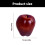 4 stuks decoratieve rode appels modellen accessoire voor 3