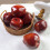 4 stuks decoratieve rode appels modellen accessoire voor 6