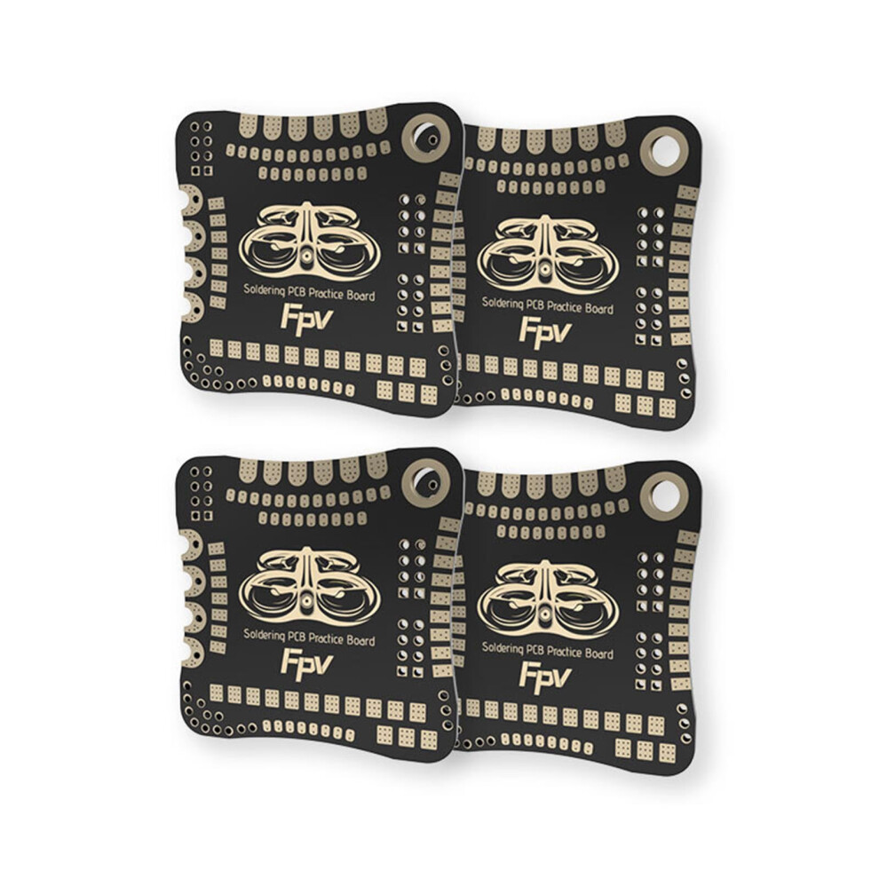 Set Of 4 Pcb Soldering Practice Boards For Flight Hobbyists, Metal Plate For Soldering Training. 9119770831231