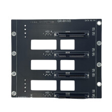 Strong Metal Backplane For 4 Storage Devices With Energy And