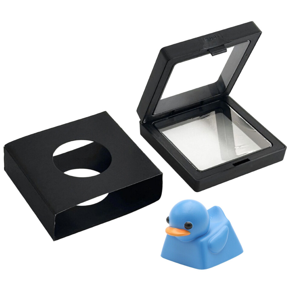 Playful Duck Resin Keycap For Stress Relief Keyboards- Blue 7704000523080