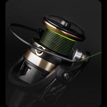 Robust fishing reel with innovative design and effective brake pads for large catches 1000