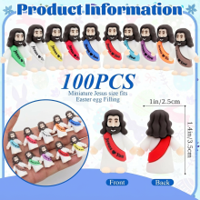 100 Miniature Jesus Statues, Religious Christmas Figures, Miniature Holiday Gifts