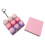 9 Key Keyboards Clicks Keychain-white pink p urple 1