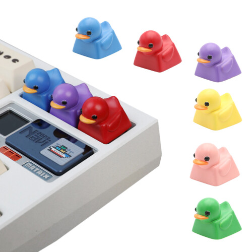 Duck Themed Keycap ESC Resin Keycaps For Mechanical-Red 2