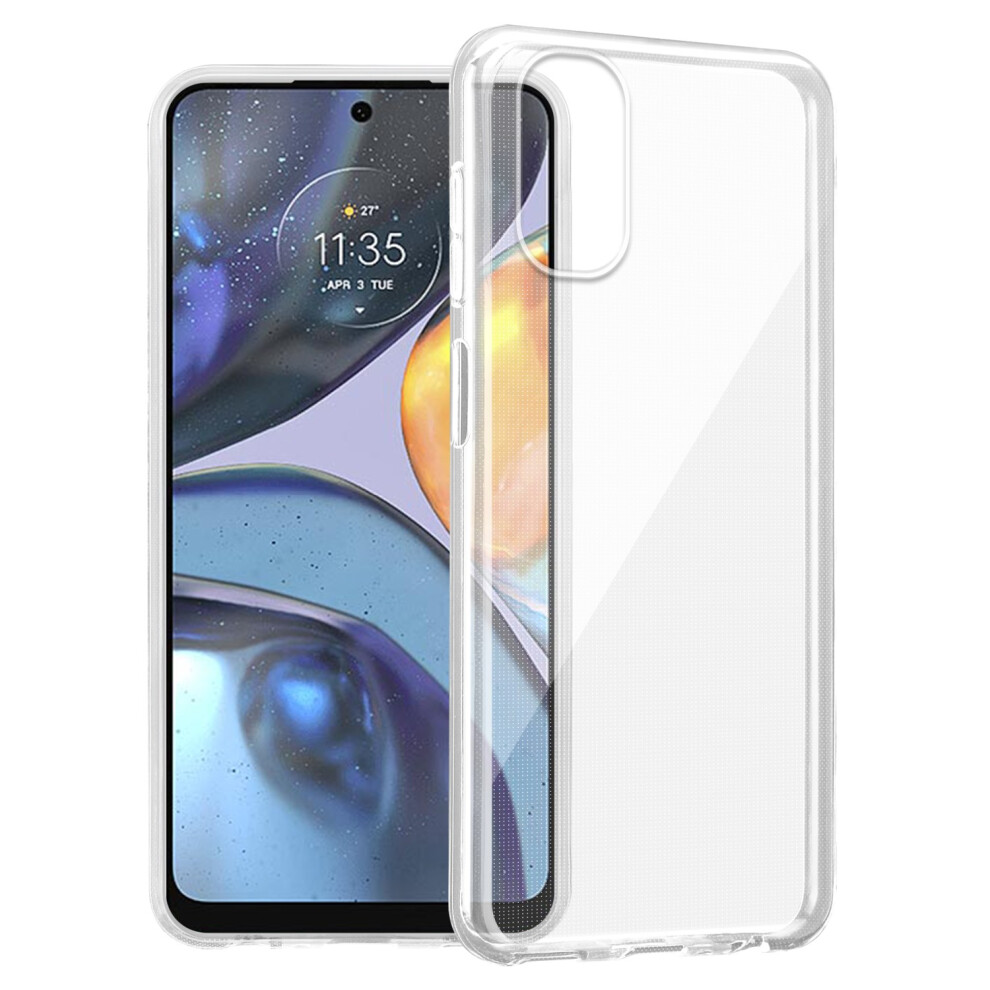 Cadorabo Case For Motorola Moto G22 Cover Transparent Protection Tpu Silicone Gel Clear