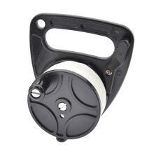 Scubas diving roller, 83 m, with handle emergency stop switches for underwater activities black