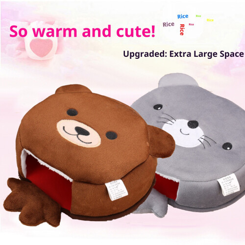 Ergonomic USB Mouse Mat Featuring Double Layer Plush Fabric-5 4 2