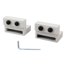 Magnetische sluiting van koolstofstaal en ABS voor glazen deuren, schuifdeurstopper voor schuurdeuren, eenvoudig te installeren, duurzaam, geschikt