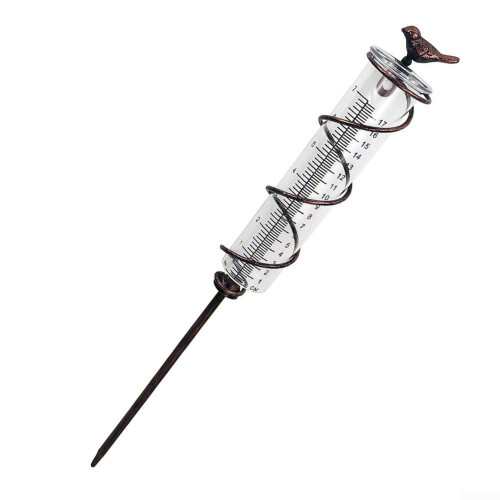 Rain gauge for outdoor settings, durable performance, accurate rainfall data