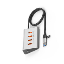 USB 3.2 Gen2 Typ-C-Hubs, 10 Gbit/s, schneller-HU406