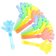 Pack Of 10 Hand Clappers for Party Decorations Glowing Clap