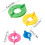 Pompom Maker  4 Sizes Round for Yarn, Fluffball Decorations, Knitting Tools 4