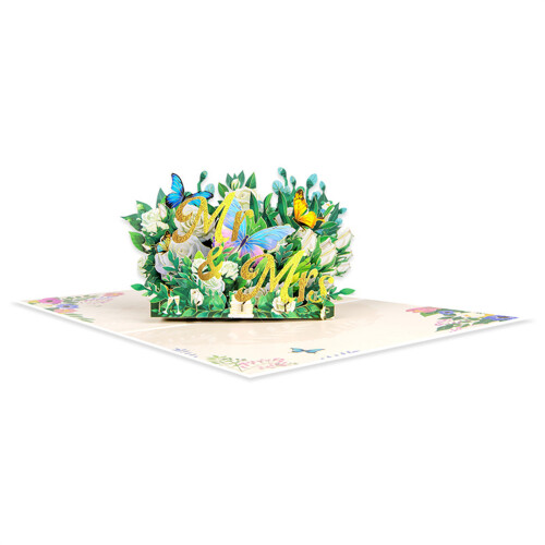 Unique Foldable Birthday Anniversary Card 3D Popup Greeting Card 1