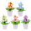 Easters Eggs Tree Potted Plant Display Ornament for-Purple 3