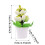 Easters Eggs Tree Potted Plant Display Ornament for-Purple 4