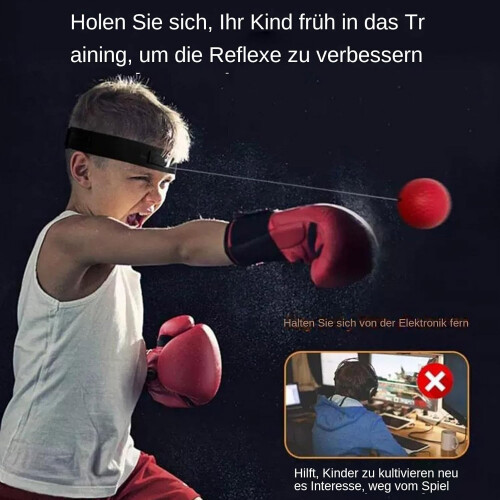 Boxreflexball  Boxflexball, ultimate reflex training equipment  box reflex ball headband set 1