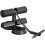 Adjustable Resistance Band Suction Cup AB Exercise Auxiliary, Abdominal Training Aids Black 5