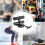 Adjustable Resistance Band Suction Cup AB Exercise Auxiliary, Abdominal Training Aids Black 3