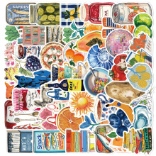 Bulk 50 Artistic PVC Stickers Waterproof Decoration for-YCK108