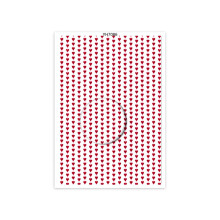 Ton-Ohrring-Transferpapier, Valentinstag, Liebe, Herz,-YH7086