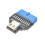 Snelle USB 3.2 Gen1 19-pins naar type C-adapter die 5 Gbps 6