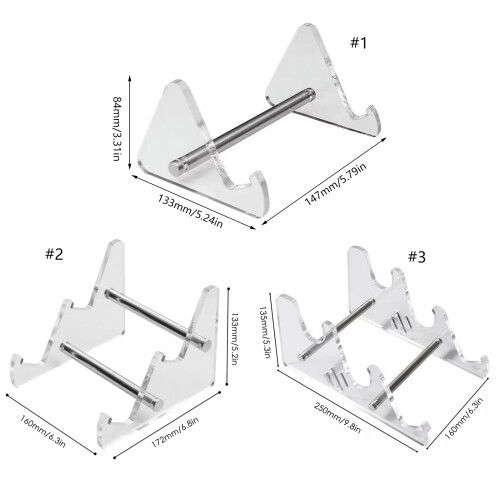 Présentoir de clavier en acrylique, support de-Une seule couche 2