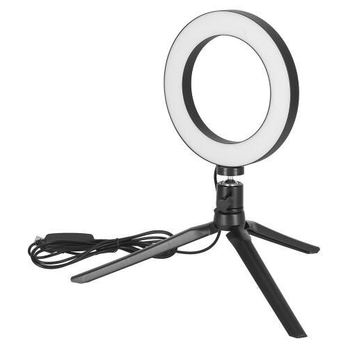 Κομψό φωτιστικό LED με δακτύλιο, Selfie Stick με τρίποδο για ρύθμιση έντασης 3 2