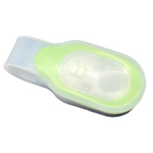 Torcia a clip multiuso, luce notturna per allattamento, cinturino in morbido silicone, mani libere, resistente all'acqua, forte magnete, ricaricabile