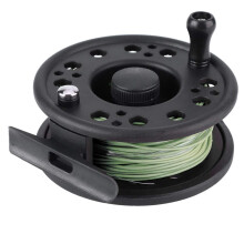 Fly Fishing Reel, 7/8 5/6 Fly Reel with Line Left/Right and the Required Fishing Lines apple green