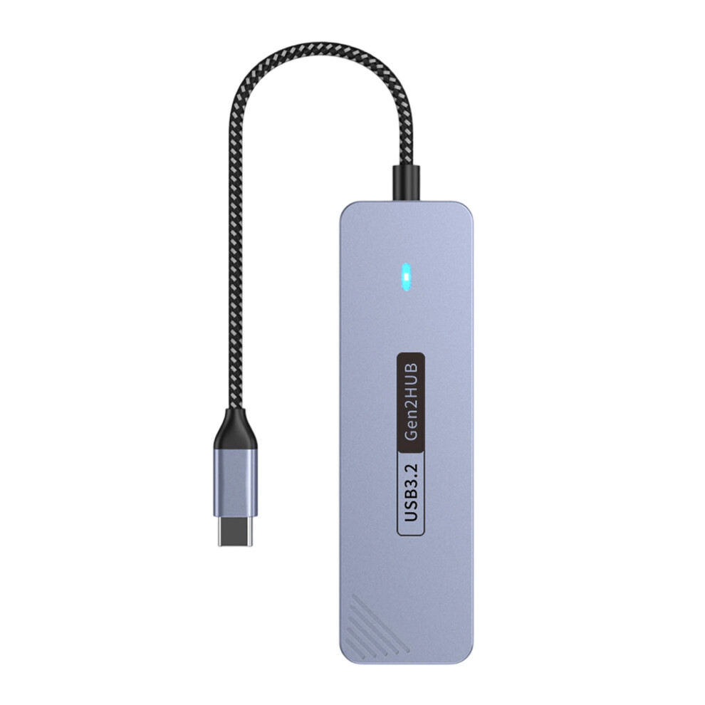 4Port Usb C Hubs 10Gbps Data Transfer Aluminum Alloy Adapter For 7704000523455