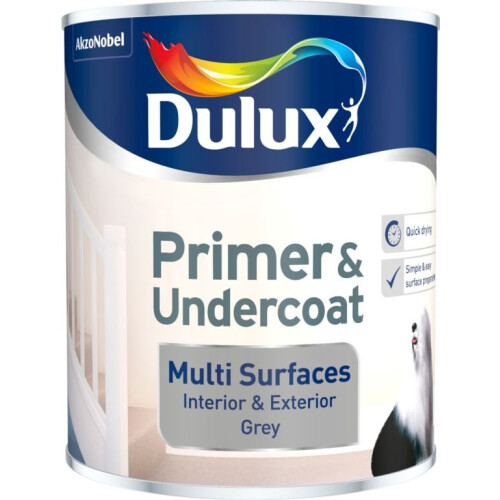 Dulux Dulux Quick Dry Multi-Surface Primer/ Undercoat 750ml 1