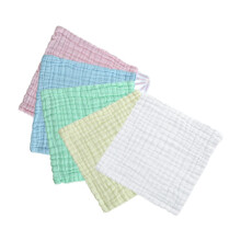 5 pcs Cotton Washcloth Muslin Absorbent Washcloths for Face Washing Hand Towels Soft Breathable Newborn Skin Care Multi Use Burp Cloth Alternative