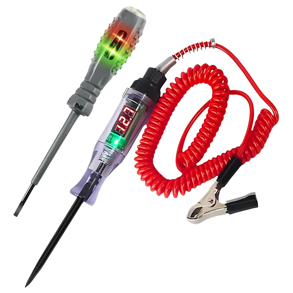 3120V Circuit Tester, Car Fuse Test Dc Voltage Tester With Led Digital Light 9119770832382