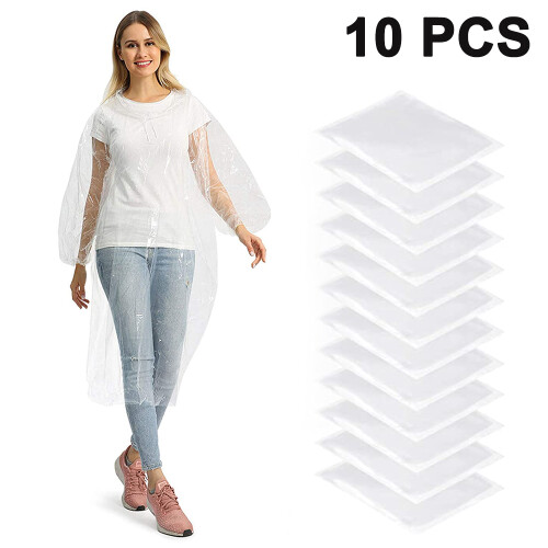 Impermeables reutilizables para uso de emergencia y ajuste universal. 1