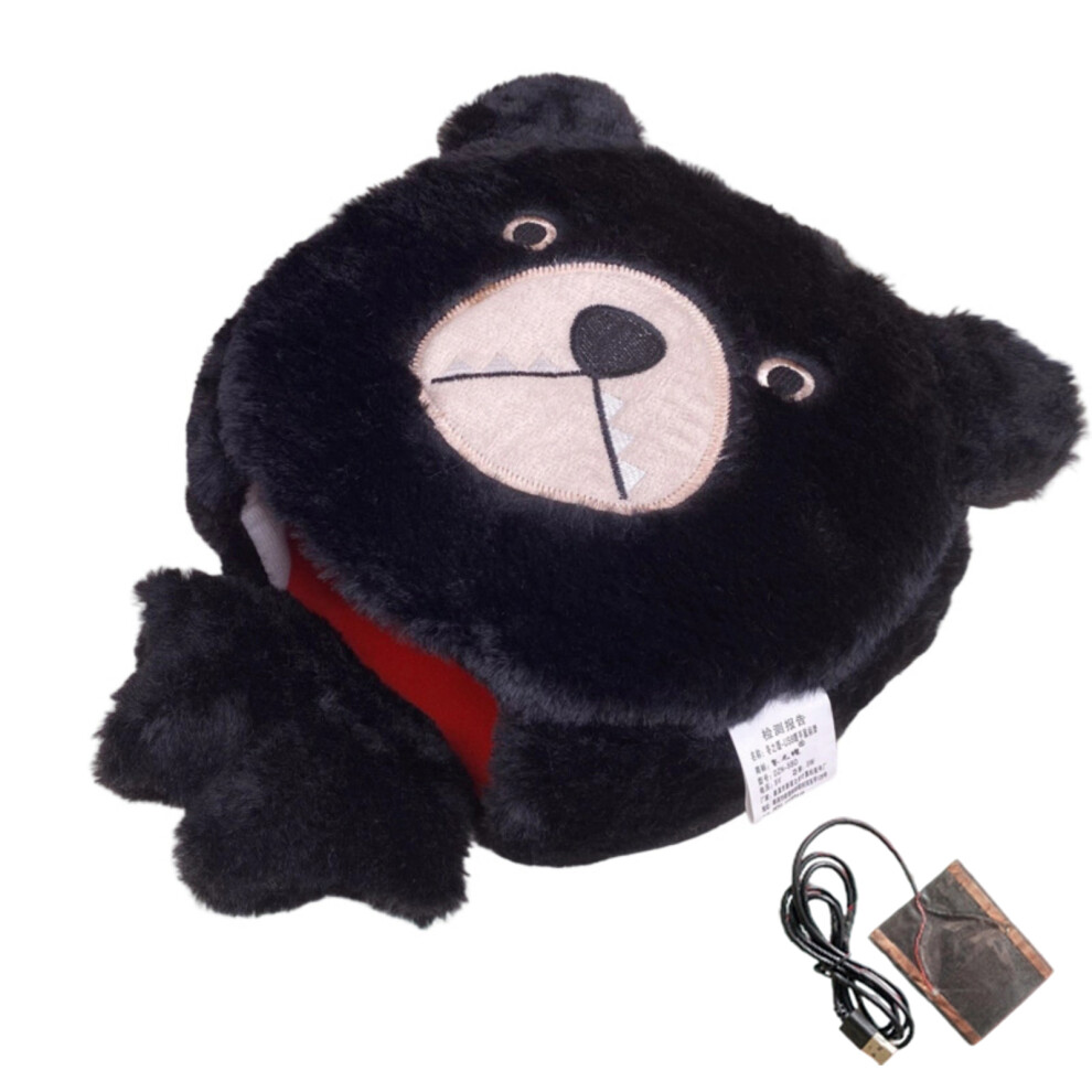 Heated Mouse Pad With Ergonomic Wrist Rest And Plush Fleece-5 2 7704000523462