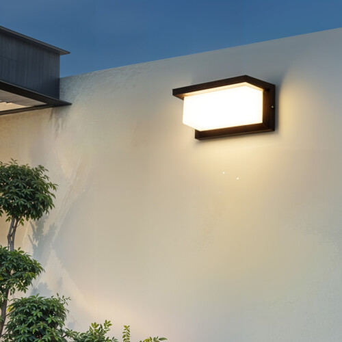 Living And Home Outdoor IP65 Waterproof Rectangular Wall LED Light 1