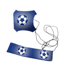 SoloKickFootball, FootballTrainingEquipment, Adjustable Belt, Sport, elastic rope, SoloExercises, improve the PassControl Blue