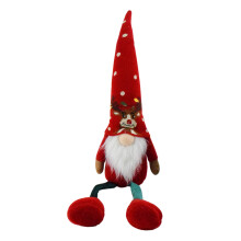 Einzigartige gestrickte Zwergenfigur, weihnachtliche- Männlich