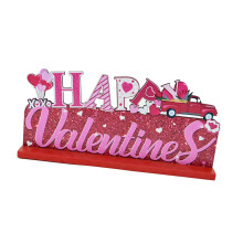 Holzschnitzerei-Dekoration zum Valentinstag,-23009