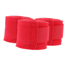 3 rolls of sports fitness resistance band boxing bandage on the wrist boxing bandages bandage wrist protection red pure cotton