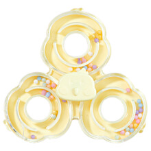 Healths Pet Playing Parrots Wheel Toy Parrots Enrichment-Yellow