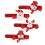 Animal Pattern Slap Bracelets for Christmas-Snowman style 2