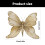 Handmade Hanging Adornment Artificial Butterfly Shaped-Red 4